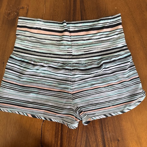 Roxy Striped Women's Swim Board Shorts Size Small - Picture 2 of 5